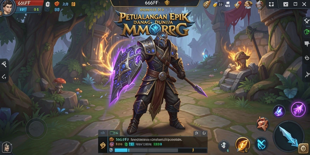 Tampilan gameplay yang menegangkan dan menawan di dunia 666FF.