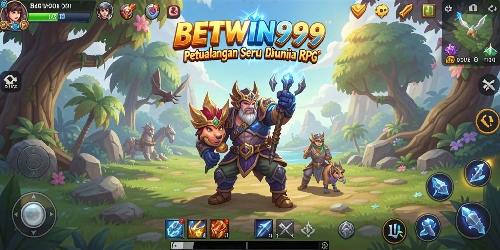 Tangkapan layar BETWIN999 memperlihatkan aksi mendebarkan dalam game RPG.