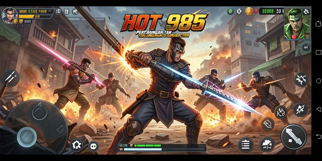 Gameplay HOT985 yang penuh aksi dan mendebarkan.