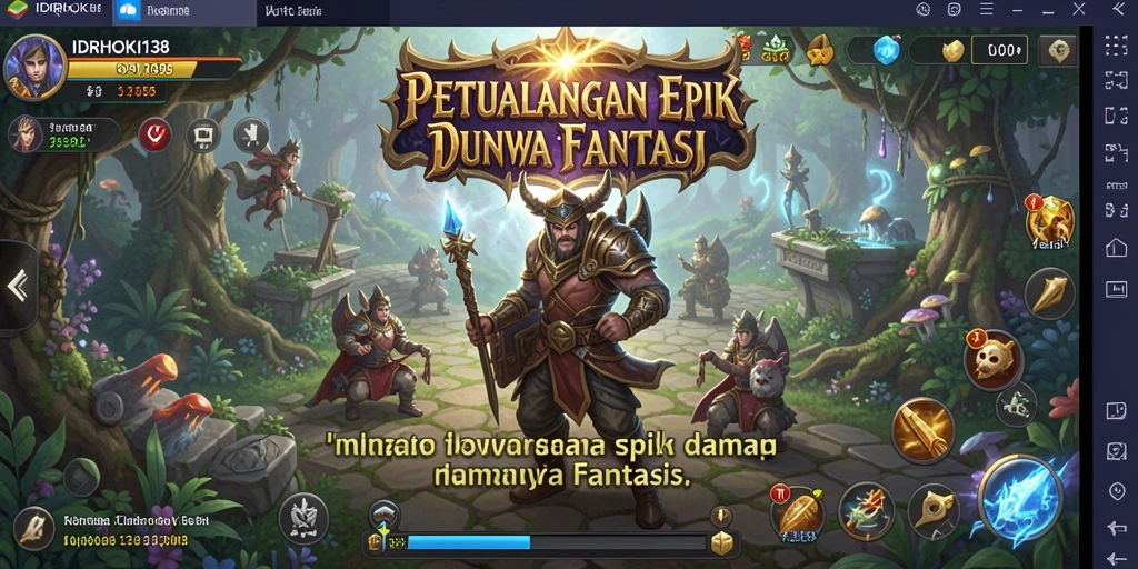Tampilan gameplay menarik dalam IDRHOKI138 dengan pertempuran seru.