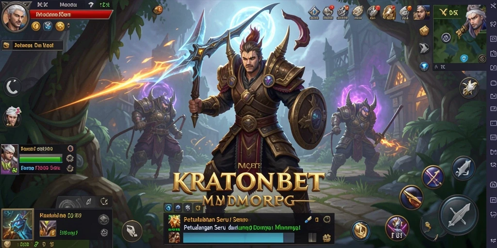 Tampilkan gameplay seru dari KRATONBET dalam dunia MMORPG.