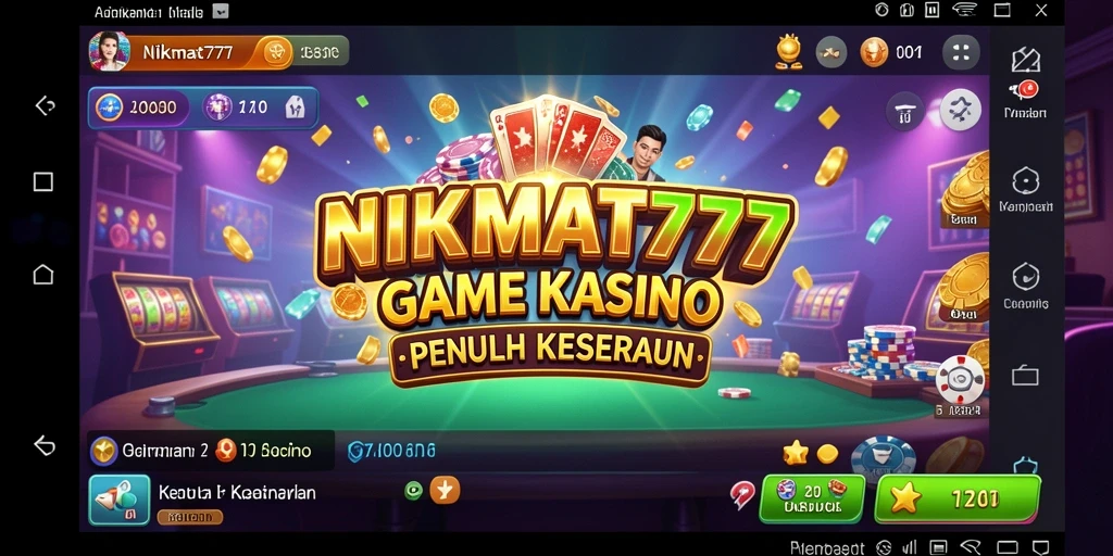 Tampilan permainan seru di NIKMAT777 dengan grafis menarik.
