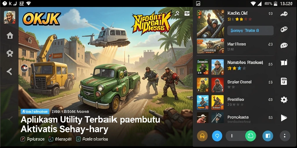 Tampilan OKJK yang memudahkan pengguna dalam mengelola aktivitas.