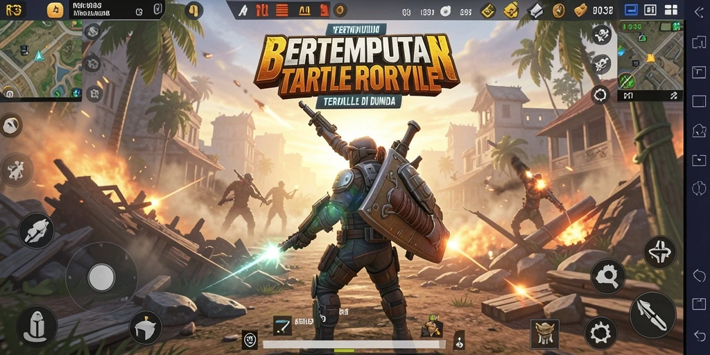 Tampilan gameplay seru di arena pertempuran RR33.